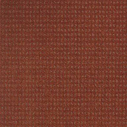 Moquette rouge terre