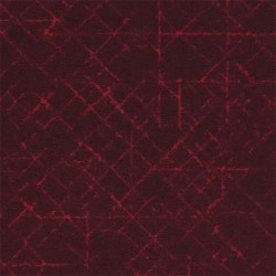 Moquette graphique rouge