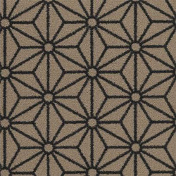 Moquette à motif japonais beige