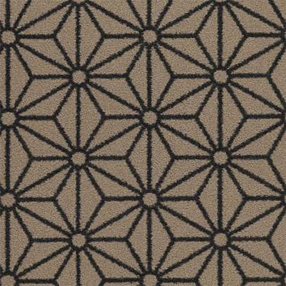 Moquette à motif japonais beige