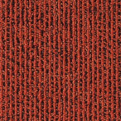 Moquette en dalle à rayures oranges foncées