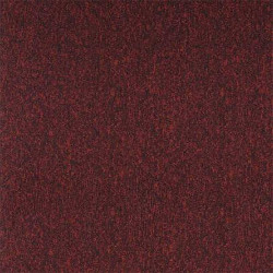 Moquette en dalle pour bureau et collectivité marron bordeaux