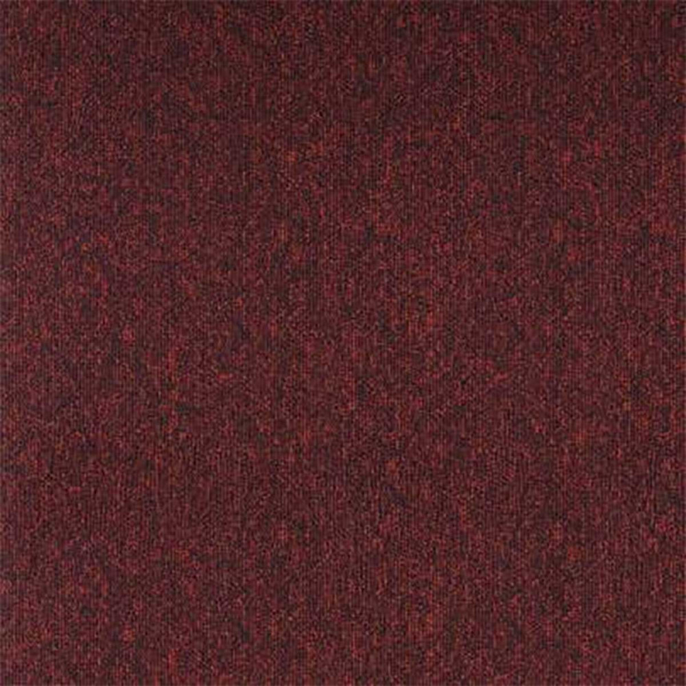 Moquette en dalle pour bureau et collectivité marron bordeaux