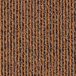 Moquette en dalle à bandes marrons