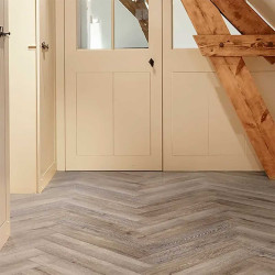 parquet chevron à clipser