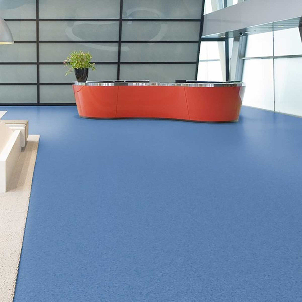 Sol PVC Tarkett collection eclipse bleu moyen