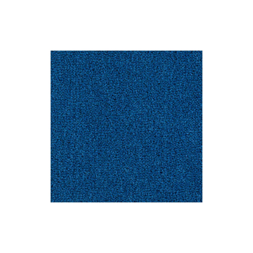 Moquette moelleuse bleue confort