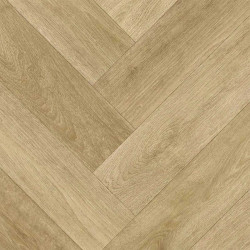 sol pvc chêne blond en chevron