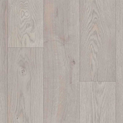 Sol vinyle type parquet gris larges lames