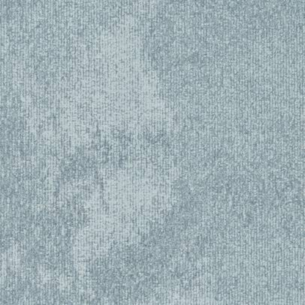 Moquette bleu ciel effet usé