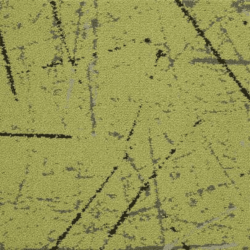 Moquette motif Crazy vert