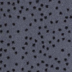 Moquette gris anthracite à pois, collection Galaxy