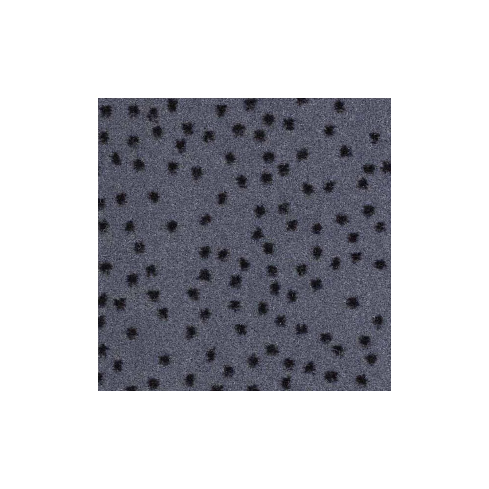 Moquette gris anthracite à pois, collection Galaxy