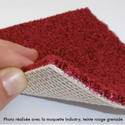 Dalle de moquette rouge grenade, collection Industry