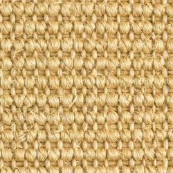 Moquette en fibres de sisal, jaune paille, collection Nature