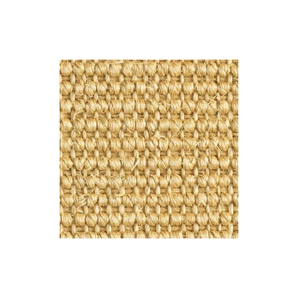 Moquette en fibres de sisal, jaune paille, collection Nature