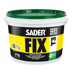 Colle acryilique sol pvc Saderfix T3 6kg