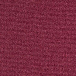 Moquette rouge vin, revers en mousse