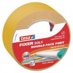 Double face universel, fixation forte 25m x 50mm
