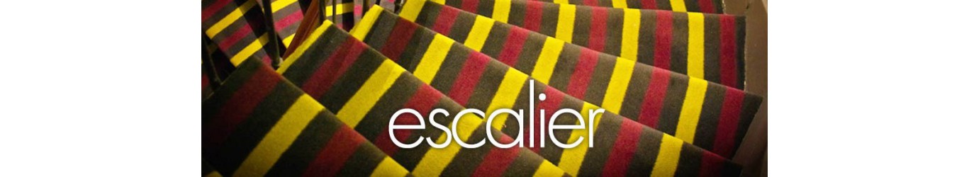 Moquette escalier de qualité vendue au mètre - Moquette Avenue