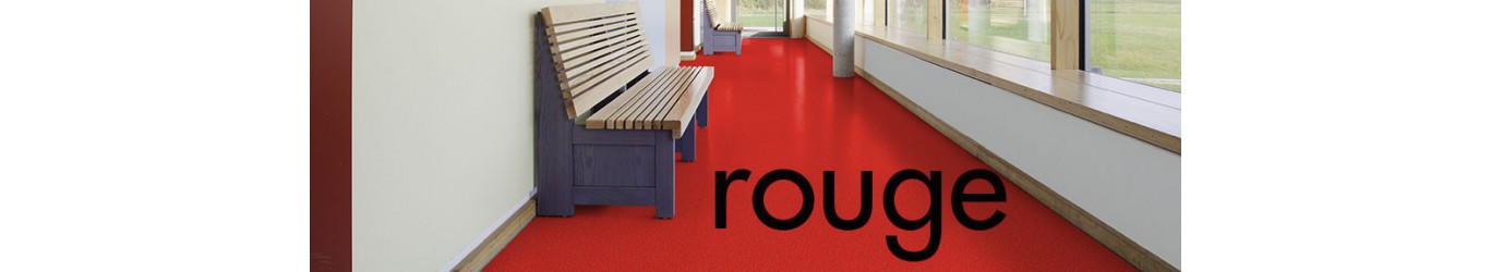 Sol PVC rouge