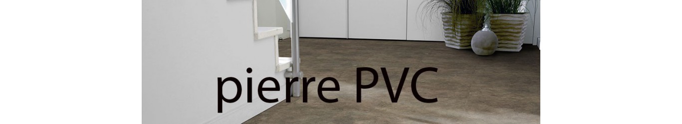 Sol PVC imitation pierre